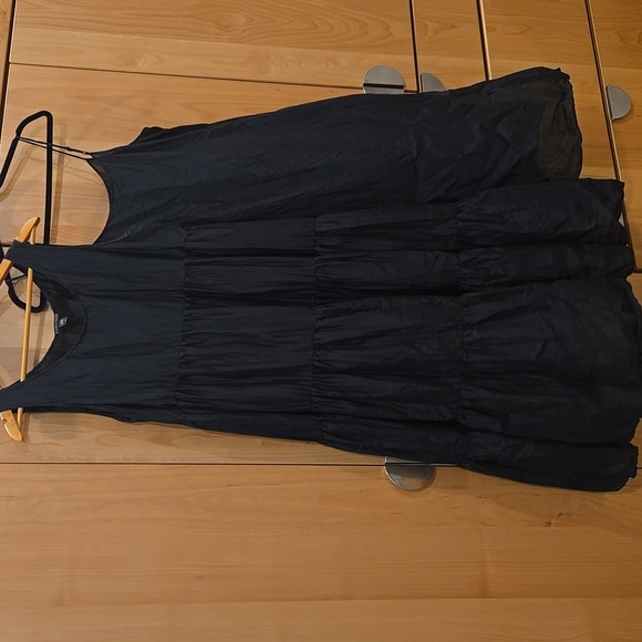 Eileen Fisher Crinkled Silk Dress With Slip, Size Small, VGUC, Chic! - Picture 6 of 8